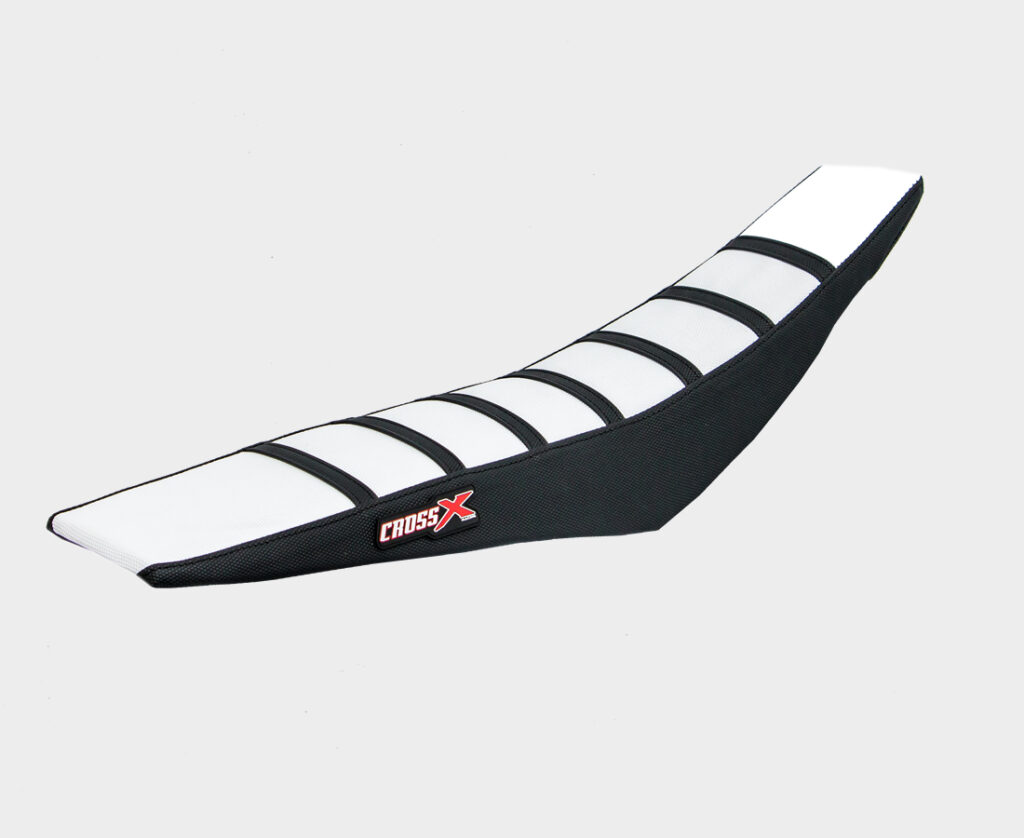 KAWASAKI ADVANCED STRIPES WHITE-BLACK WITH BLACK STRIPES